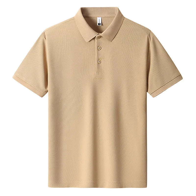Men's casual cotton T-shirt with printed letter pattern in multiple colour options