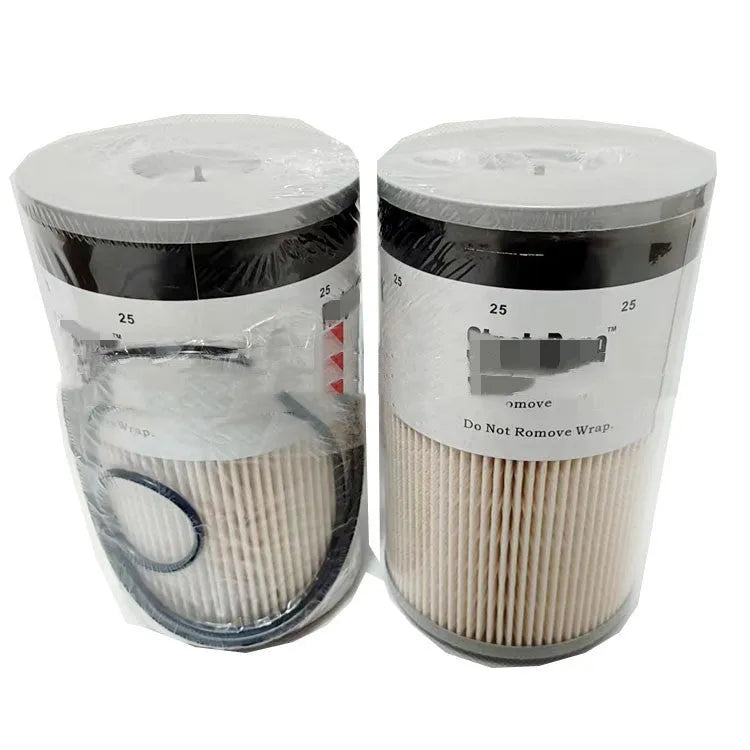 FS19764 diesel fuel filter with dimensions and paper element for generator and automotive use.