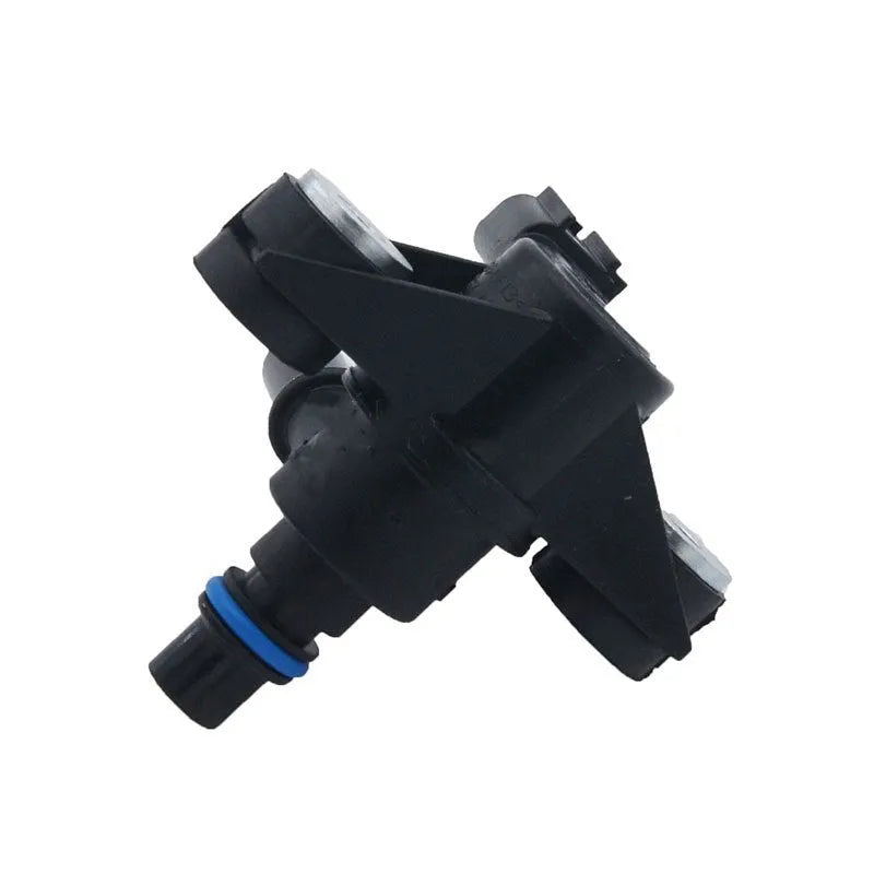 Black ABS plastic turbocharger boost solenoid valve for Ford vehicles, part number AU5A-9G866-AB
