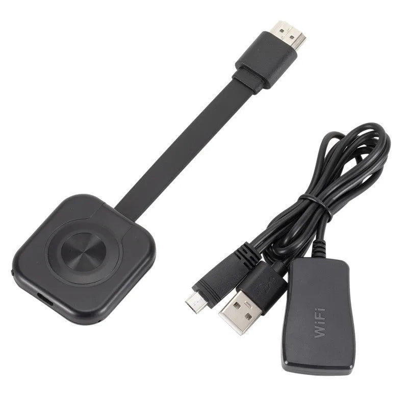 Compact wireless HDMI transmitter for screen projection from mobile phones to displays