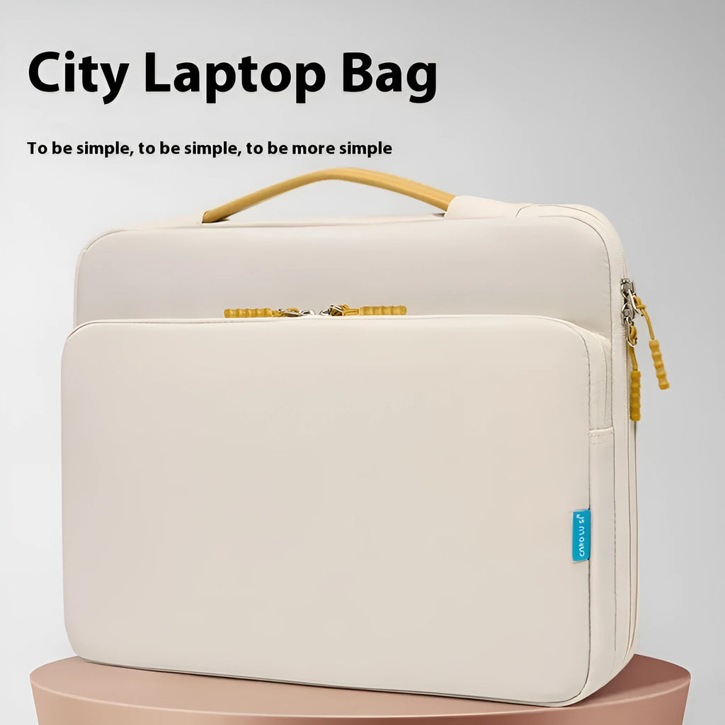 Oxford cloth laptop liner bag with thick soft velvet shockproof cotton lining, neutral design, available in six colours