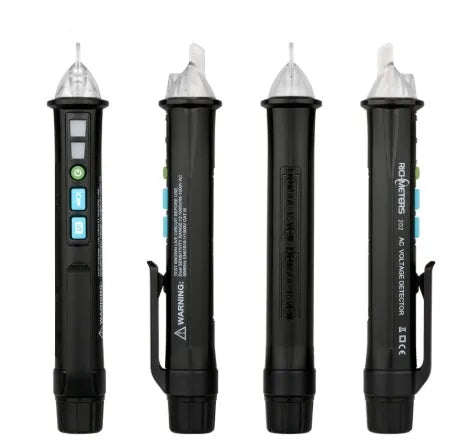 Intelligent voltage test pen for electrical line detection with automatic shut-off function