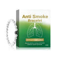 Synthetic turquoise bracelet for women with elastic band, smoke prevention jewellery accessory