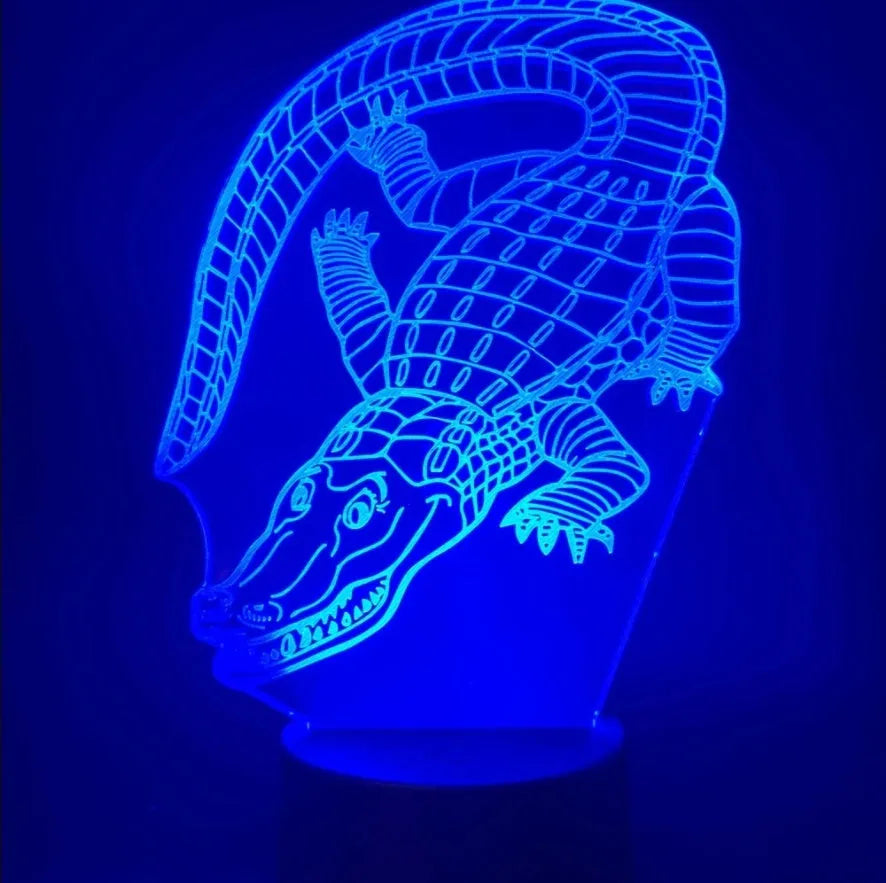 3D creative LED colour changing night light with acrylic shade, ABS base, 200mm size and USB remote control