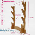 Handmade Chinese style wooden wall bracket with multiple display layers.