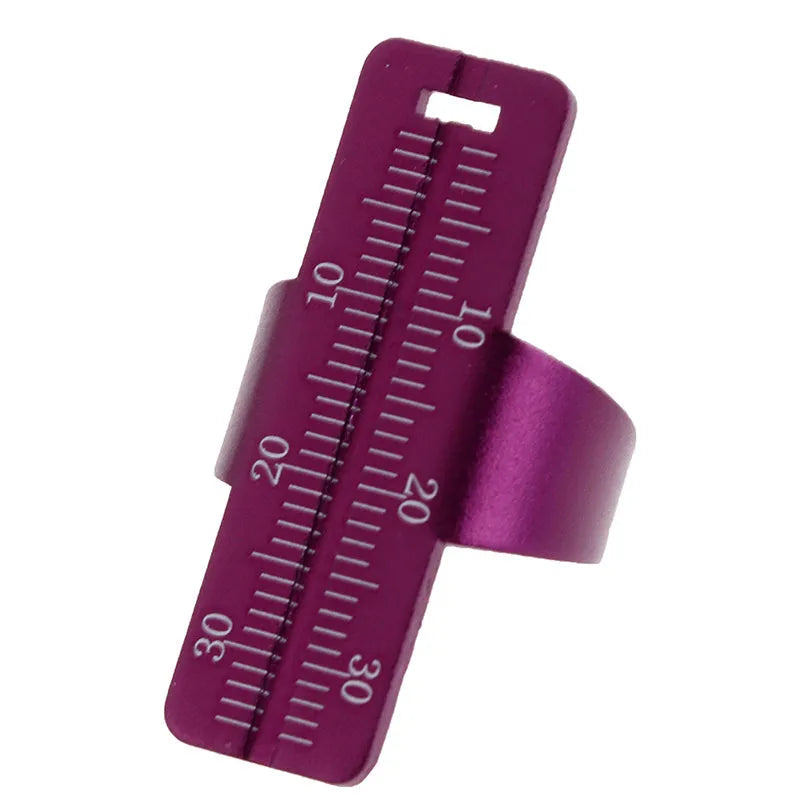 Stainless steel root canal dental ruler with clear measurement scale for endodontic procedures