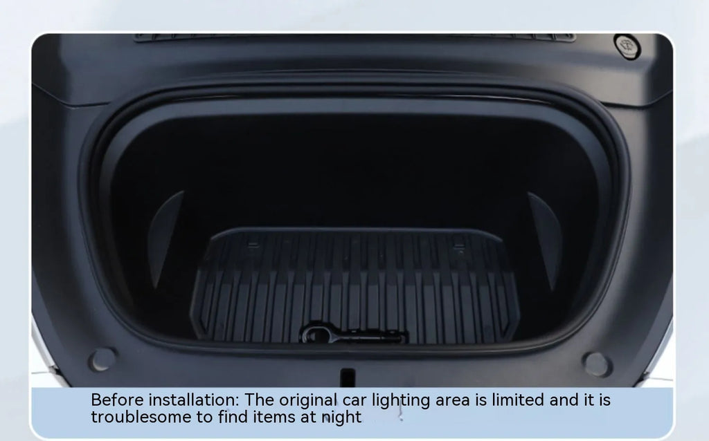Tesla Model 3/Y front centre console ambience light modification kit with soft silicone light bar