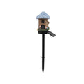 Flower-shaped waterproof solar LED garden light for resin houses with IP55 rating