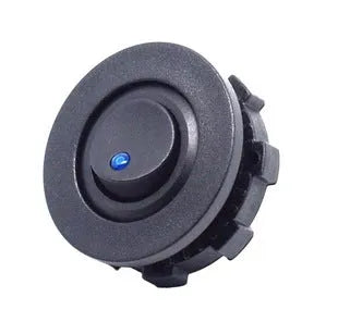 Waterproof vehicle cigarette lighter socket with 12V output and ABS construction, 2.8cm hole size