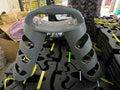 PVC dumbbell rack with removable bracket support for gym storage organisation