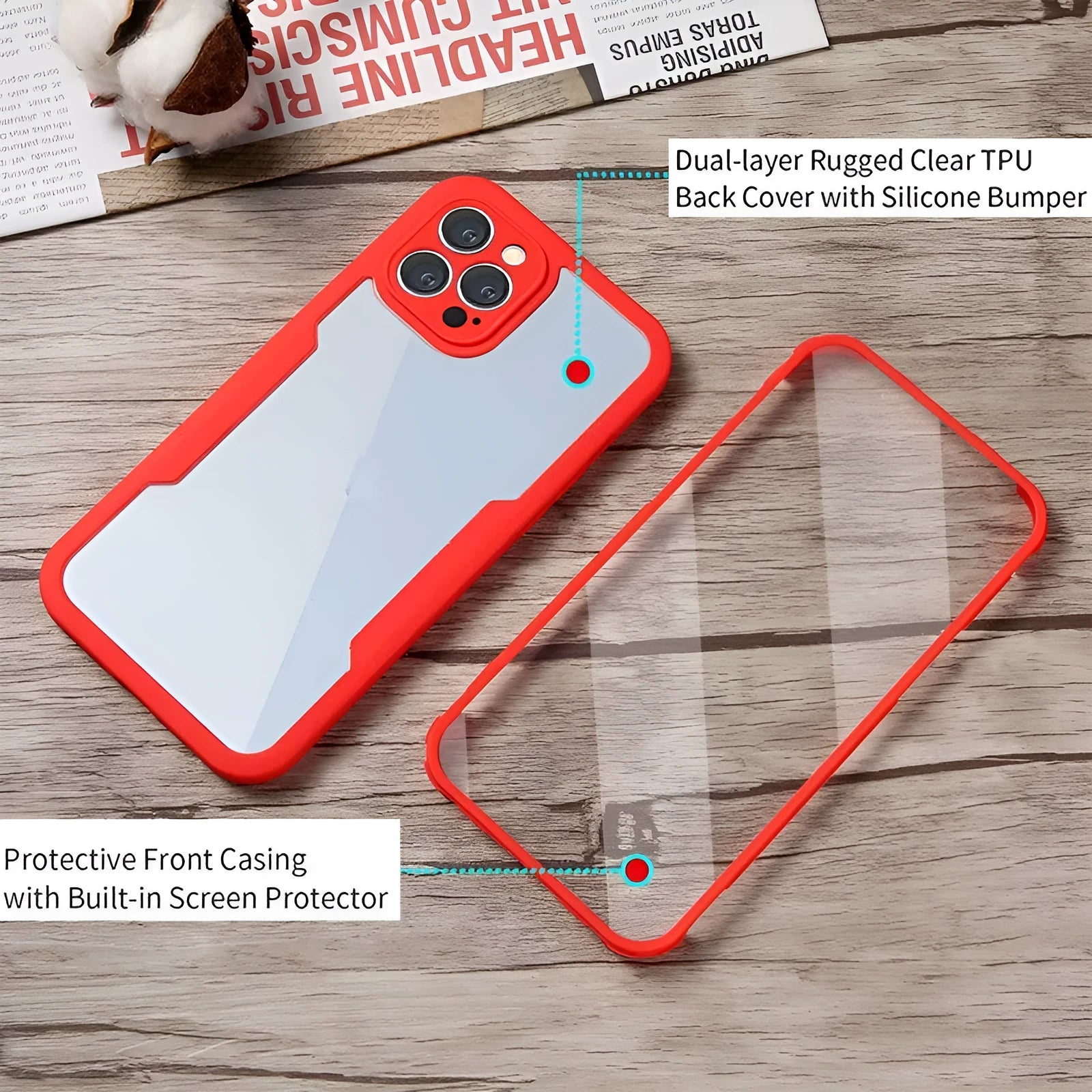 Flexible TPU mobile phone case for iPhone in multiple colours including blue, red, and black.