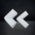Clear EPE pearl cotton corner protectors U10 style 10mm slot, pack of 800, for furniture and wall edges.