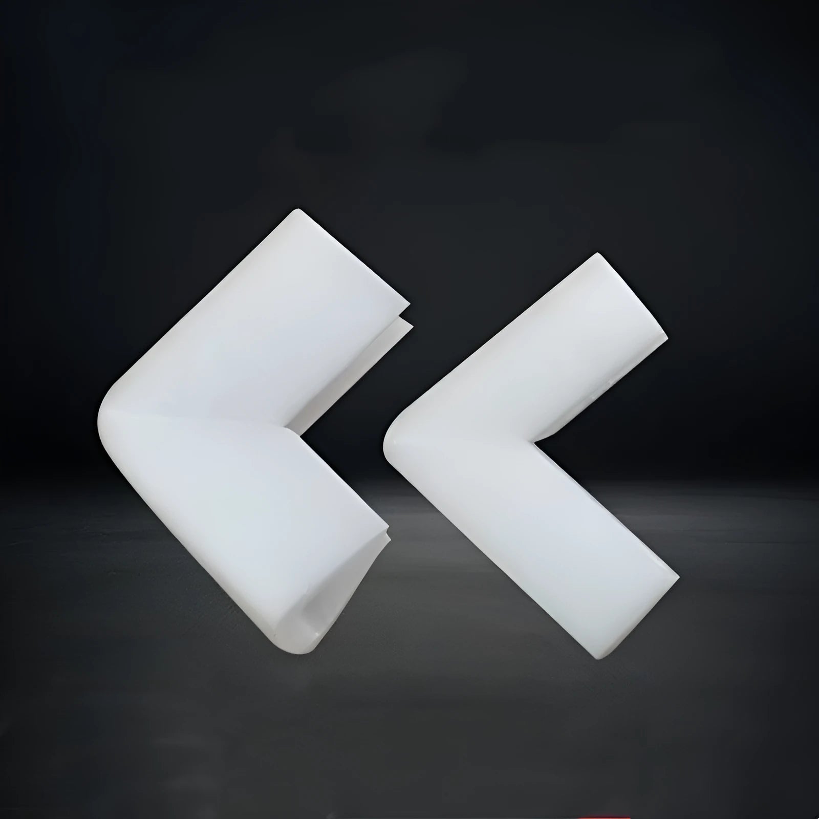 Clear EPE pearl cotton corner protectors U10 style 10mm slot, pack of 800, for furniture and wall edges.