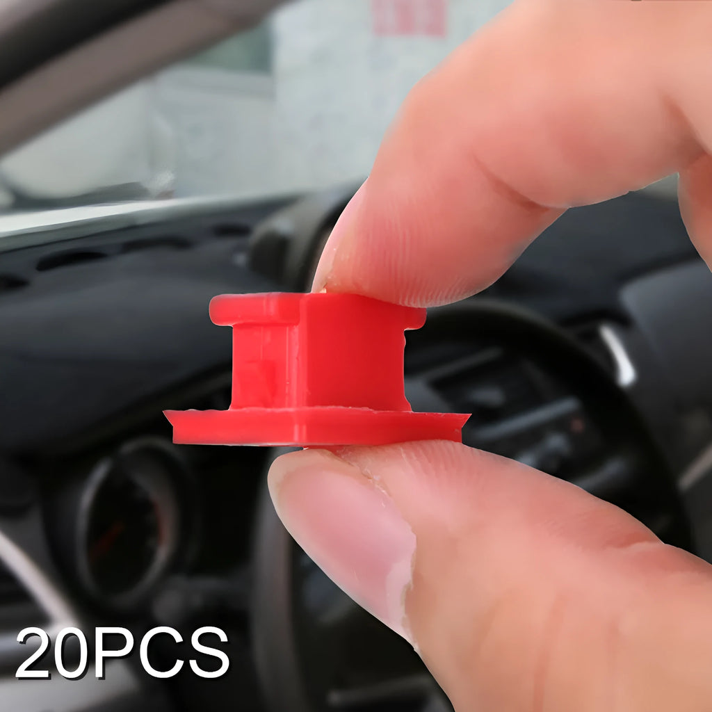 Plastic interior trim panel snap clips for BMW door panels, shown in a set.