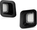 Dodge Ram license plate light, 12V 5W, white 7000K, PC lens, Black Blackened or Transparent options