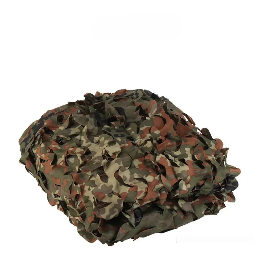 Green camouflage net cover for military and outdoor use with multiple pattern options
