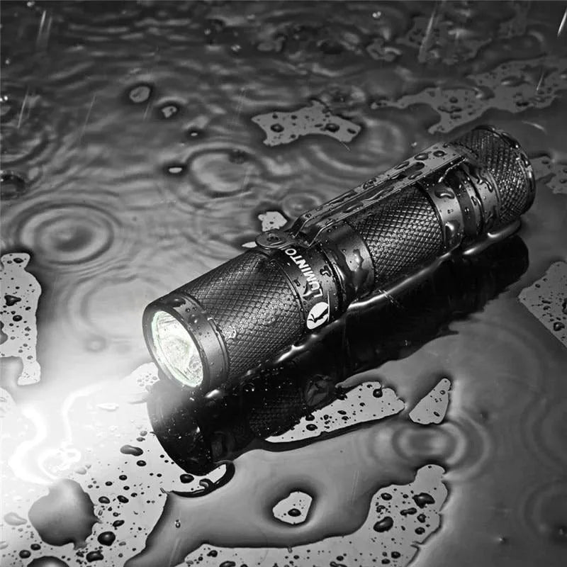 Lumintop Tool AA 2.0 black aluminium keychain flashlight with magnetic tail cap