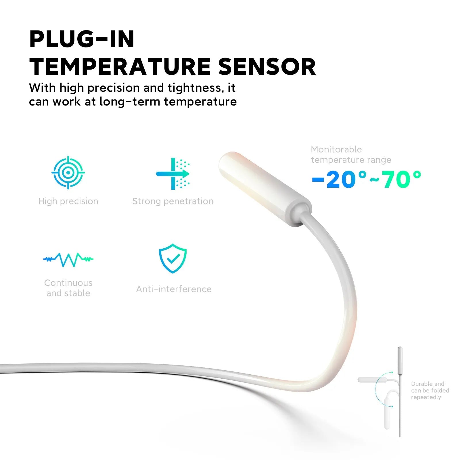 White EU smart socket with remote and voice control for appliance power management