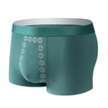 Men's breathable massage particles underwear in mid waist design with milk silk fabric