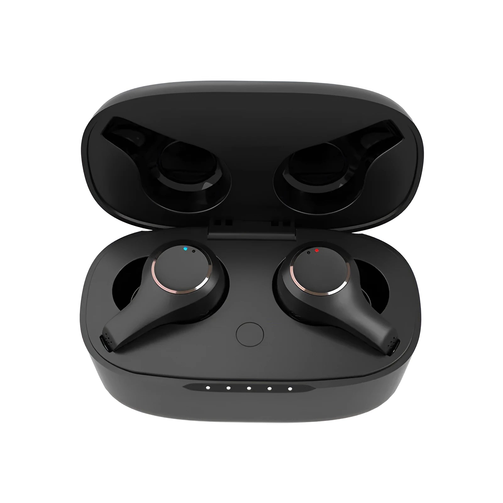 Wireless Bluetooth headset with ANC noise cancellation in black or white colour options