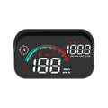 Black car head-up display projector with M22 GPS and speed compass functionality