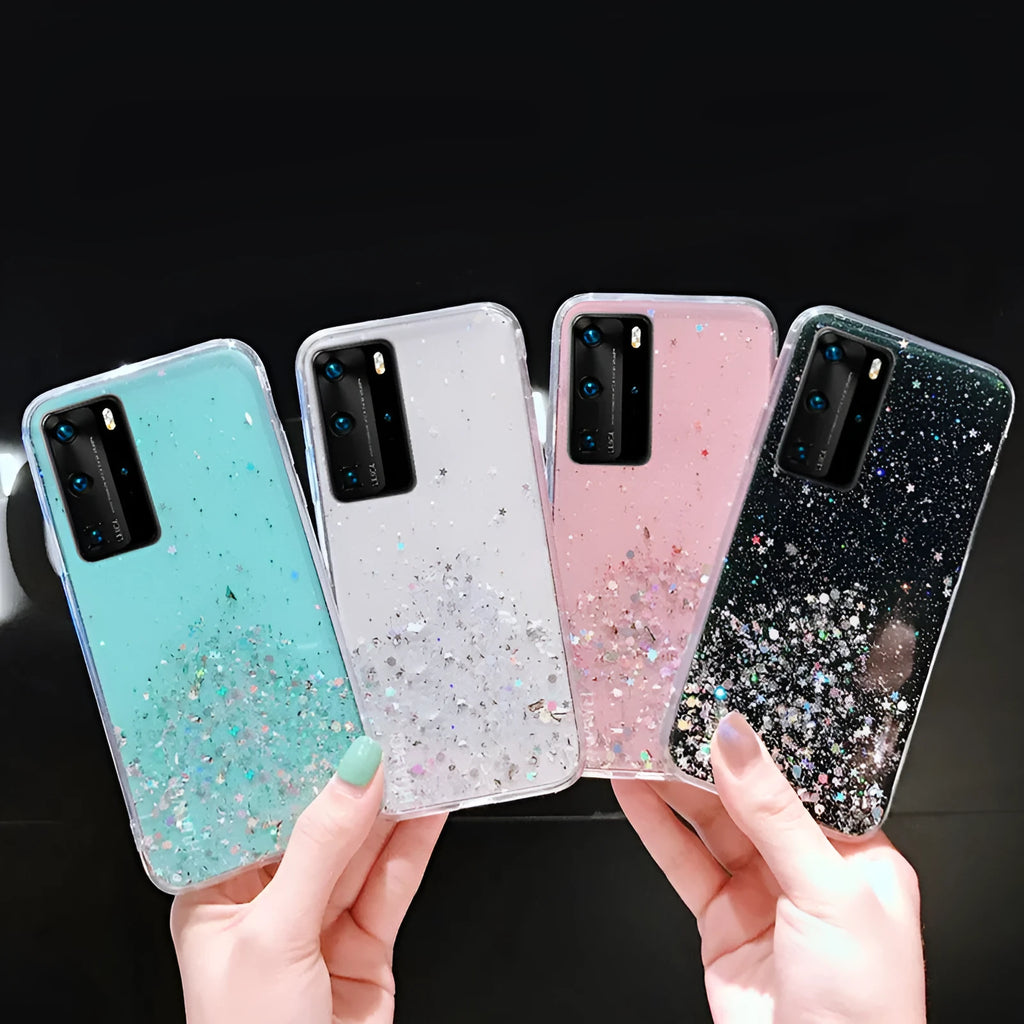 Huawei TPU drop protection phone case black back cover for P30 series