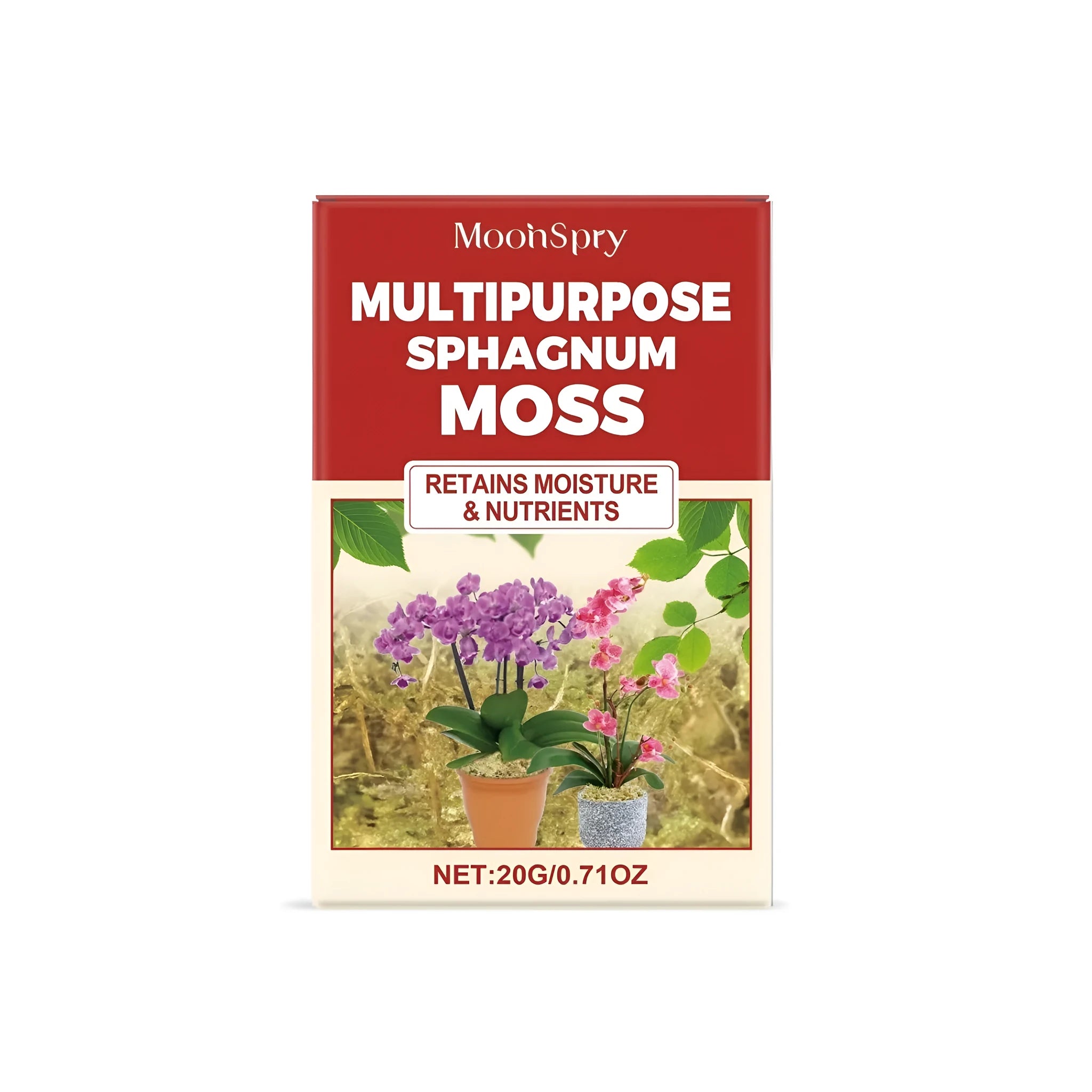 20g bag of dried sphagnum moss natural plant material for crafts and displays