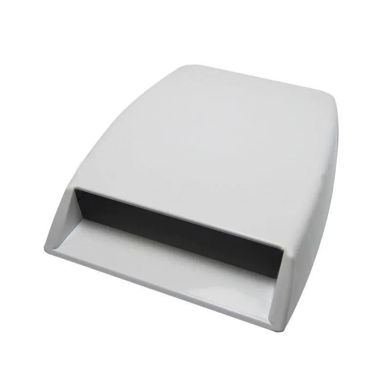 ABS plastic car decoration simulation vent in black, white or silver colours showing dimensions