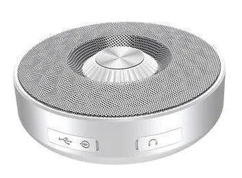 Mini Bluetooth wireless speaker in black, orange, or silvery white colour with hands-free calling capability