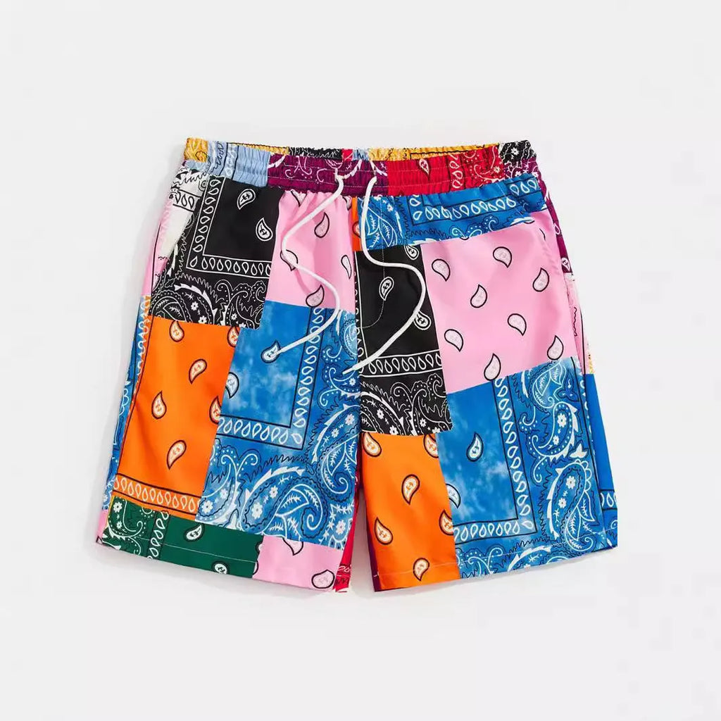 Men's thin polyester mesh beach shorts in various colours and sizes