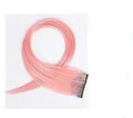 60cm long gradient curly hair wig patch in mixed silk material showing colour transition