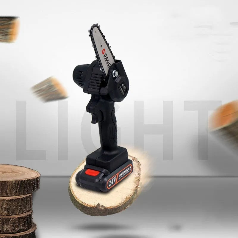 EU Model 002 wireless 6-inch lithium battery chain saw with rechargeable battery and bare metal option