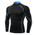 Quick-drying collar sweater in polyester with colour options including black and grey lines