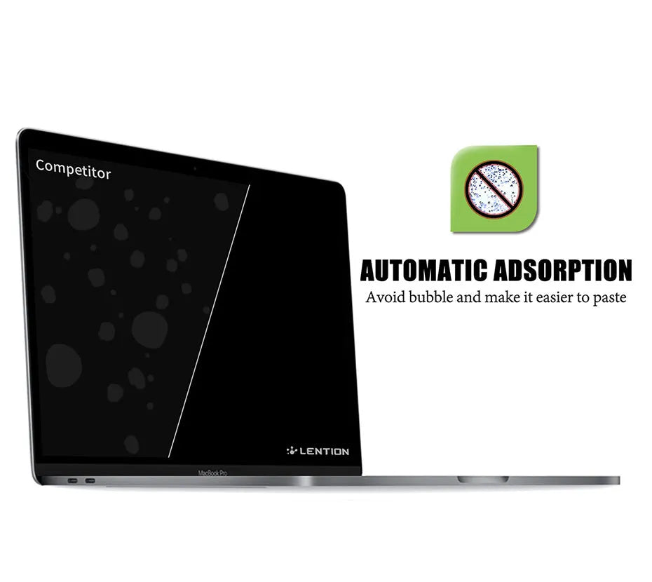 Matte screen protector film for 13-inch MacBook Pro laptop with anti-glare and scratch-resistant coating.