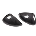 Matte black true carbon fibre rearview mirror cover for Porsche Macan (2014-2022 model)