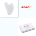 Crystal jade gua sha board in various colours for health massage