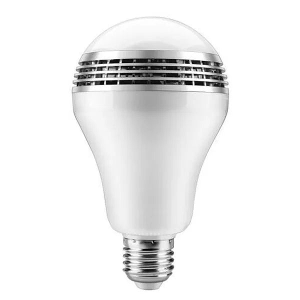 Creative Home LED Smart Bluetooth Speaker E27 light bulb with white PC body
