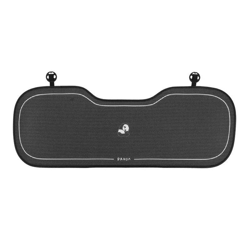 Cartoon panda automotive lumbar support cushion with plush material and PP cotton filler