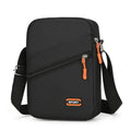 Oxford cloth crossbody commuter bag in silver grey, black or navy blue with ultra-light design