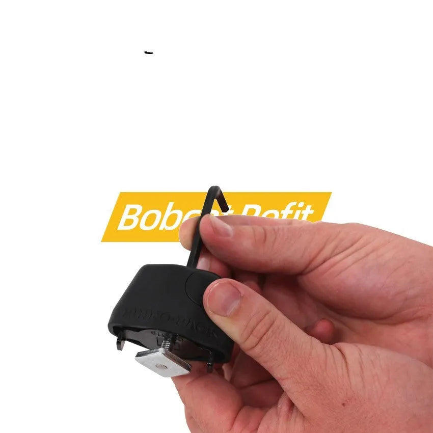 Plastic sheathed steel cable lock for roof platform security with no-punch installation