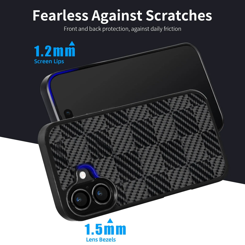 Lanjin square phone case compatible with iPhone 12 to 17 series models in protective fit