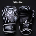 Professional gold children's boxing gloves in vertical style for Sanda training.