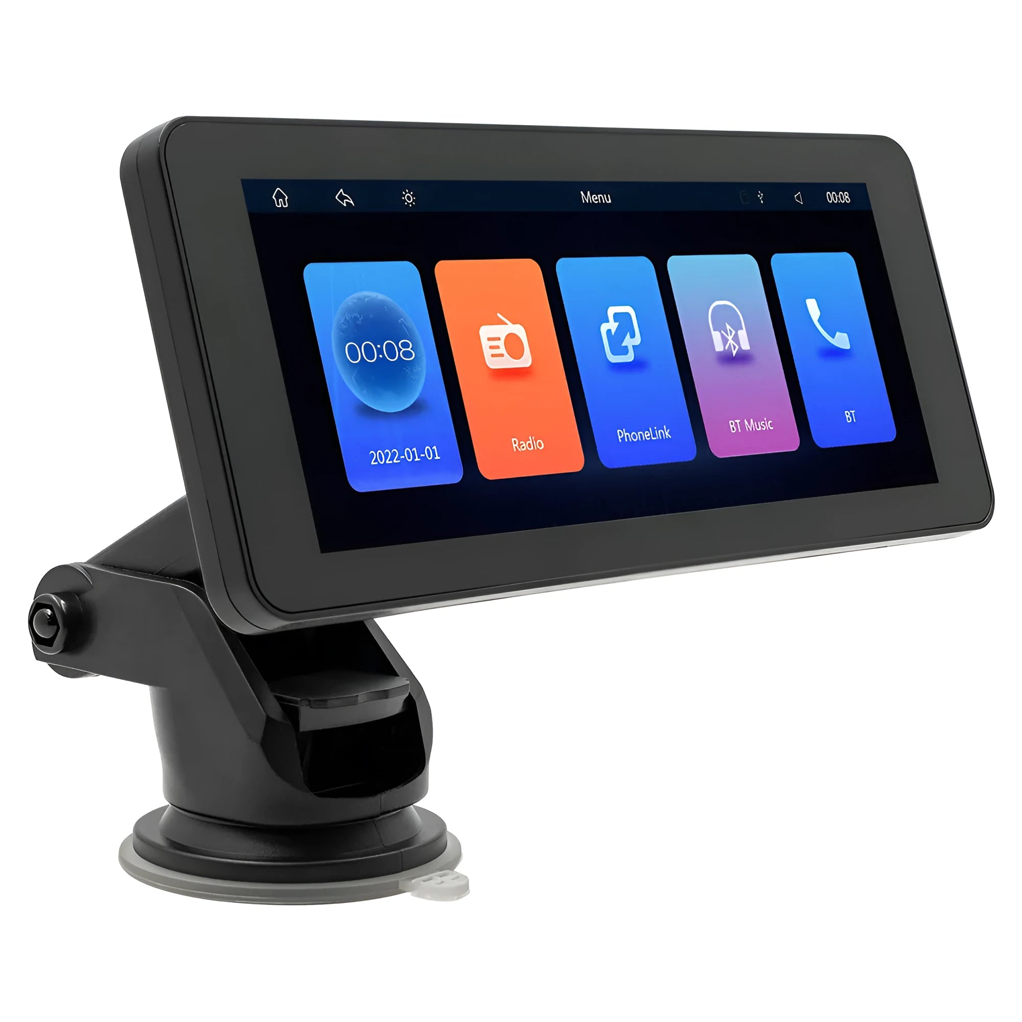 Portable wireless 6.86-inch car video player with IPS screen for vehicle installation