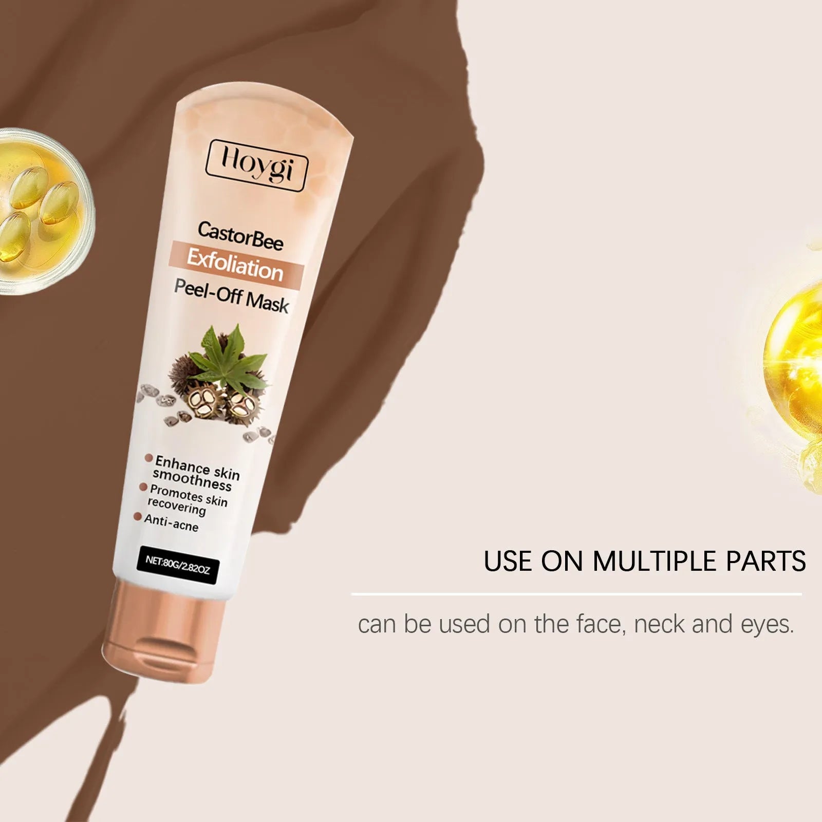Mild Cutin Tearing Mask 80g jar with collagen and bee venom gel formula