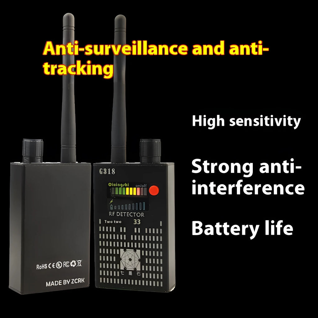 G318 handheld professional signal detector for anti-eavesdropping security checks.
