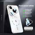Frosted solid colour magnetic belt lens protector Huawei phone case for Pura70 and Pura80 models.