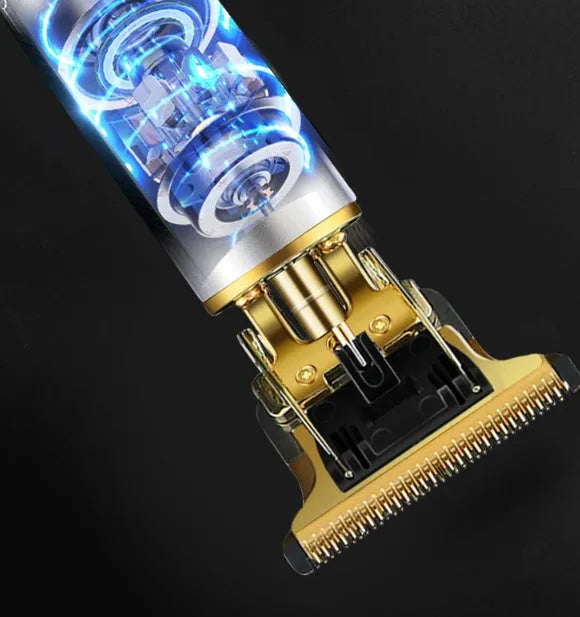 Beauty Generating Fader Electric Clipper with ceramic blade and brushless motor in black LCD finish