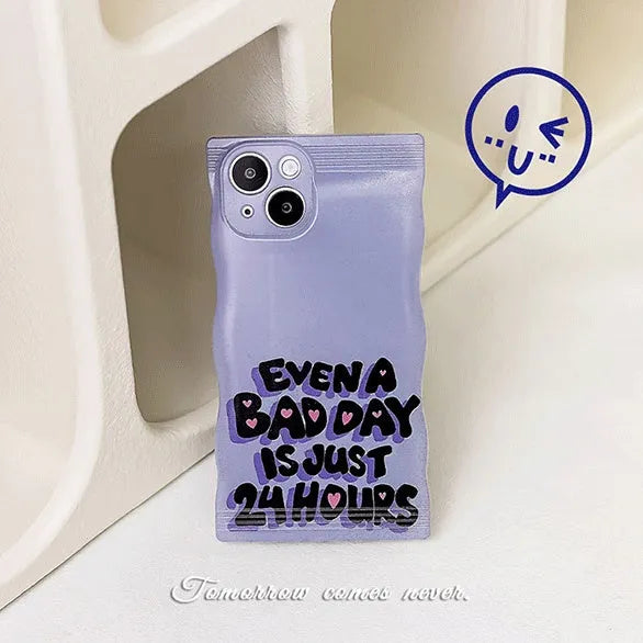 Oil painting purple puppy iPhone case, TPU shockproof dropproof back cover for iPhone 14 Pro Max 13 Pro