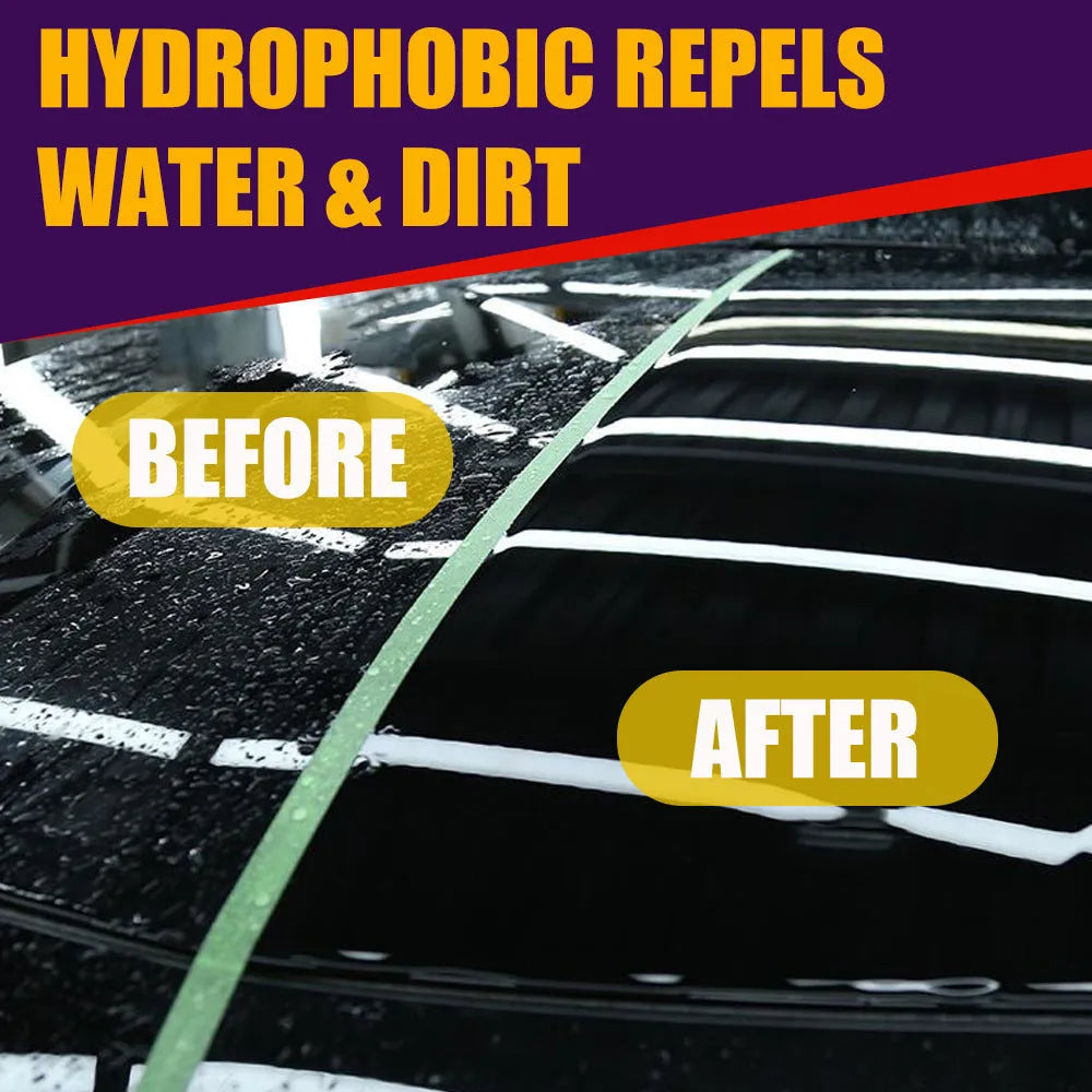 Purple automobile nano coating agent spray bottle for car maintenance
