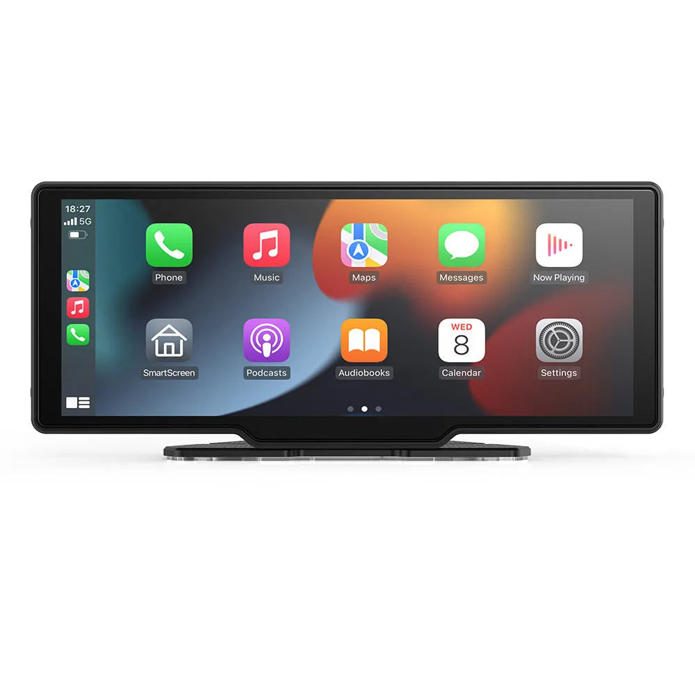 10.26 inch wireless CarPlay truck smart screen with IPS 1600x600 display and ABS housing